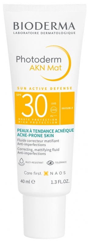 Bioderma - Photoderm AKN Mat SPF30 Matifying Fluid 40ML - Skincare - LUXURIUM