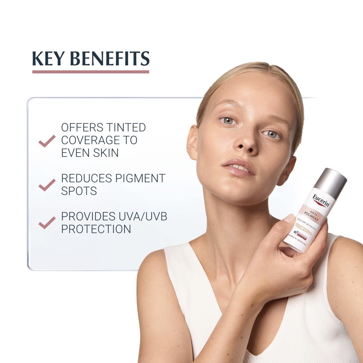 Eucerin - Eucerin Anti Pigment Day Cream Tinted Light 50ML - Skincare - LUXURIUM