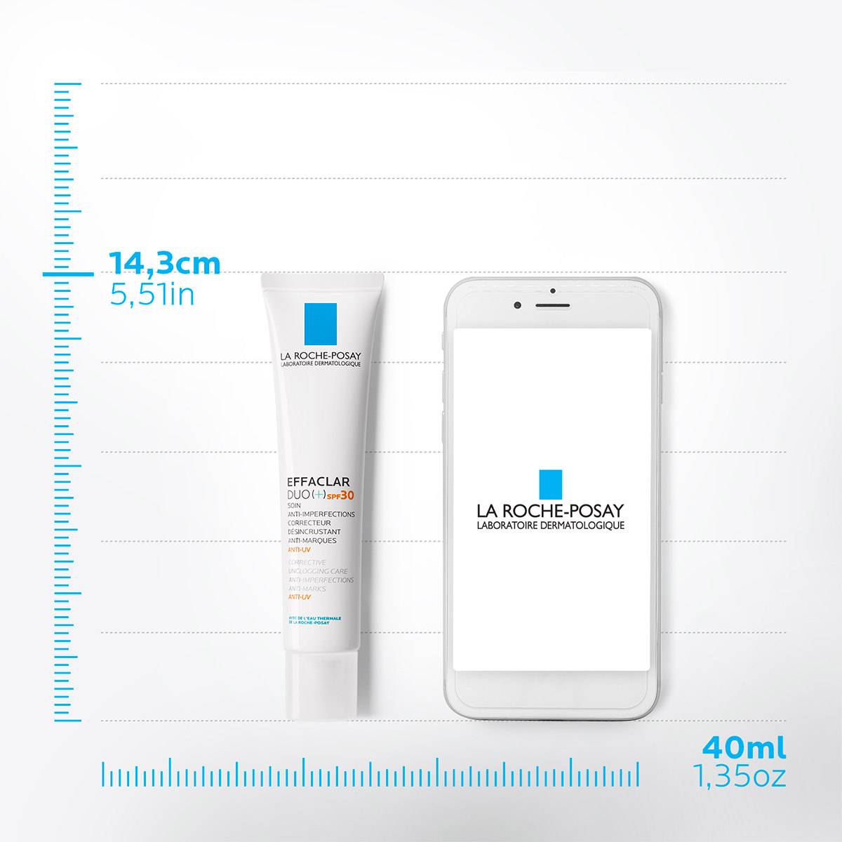 LA ROCHE-POSAY - Effaclar Duo (+) Spf 30 Corrective Unclogging Care Anti-Uv - SKINCARE - LUXURIUM