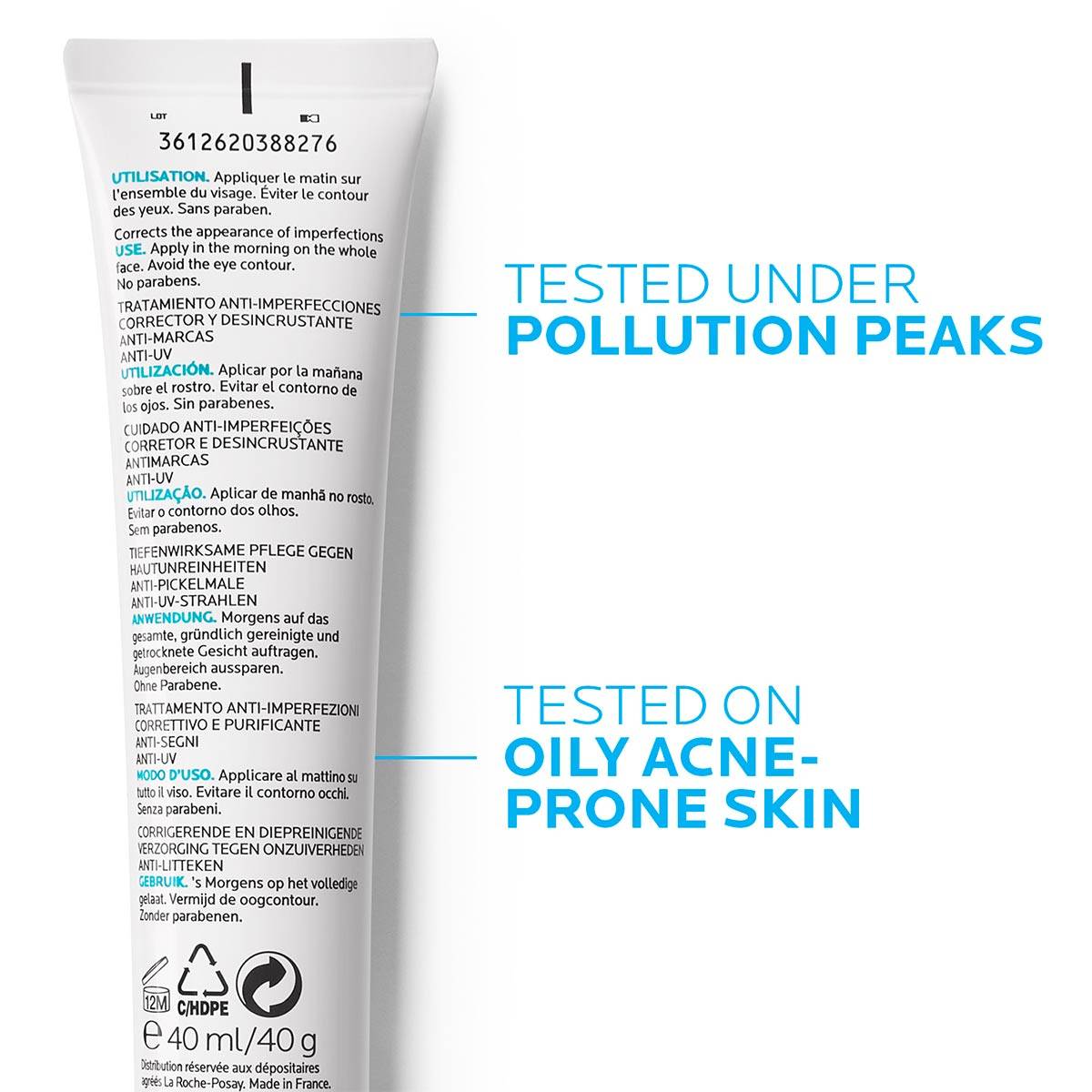 LA ROCHE-POSAY - Effaclar Duo (+) Spf 30 Corrective Unclogging Care Anti-Uv - SKINCARE - LUXURIUM