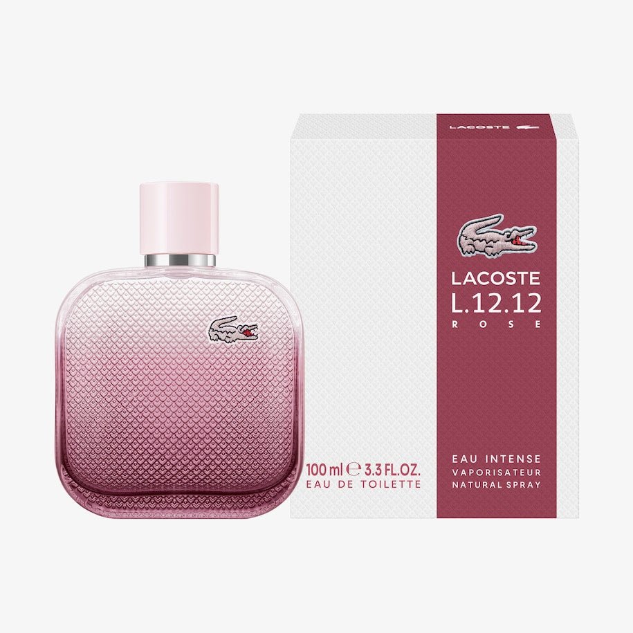 Lacoste - Lacoste L.12.12 Rose Eau Intense For Her Eau de Toilette 100ml - WOMEN'S FRAGRANCE - LUXURIUM