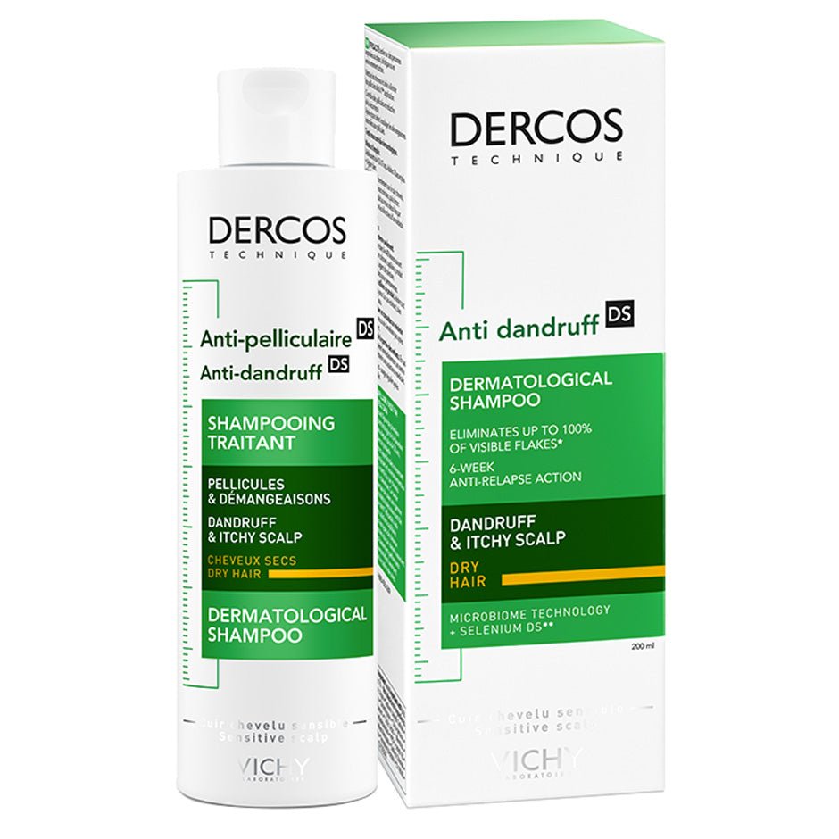 VICHY - Dercos Anti-Dandruff Shampoo For Dry Hair - HAIRCARE - LUXURIUM