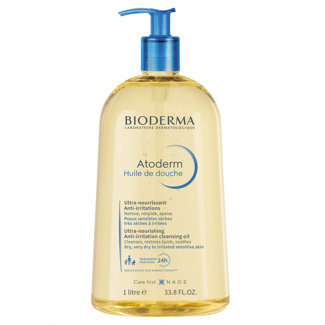 Bioderma - Atoderm Ultra Nourishing Shower Oil Huile De Douche 1L - Skincare - LUXURIUM