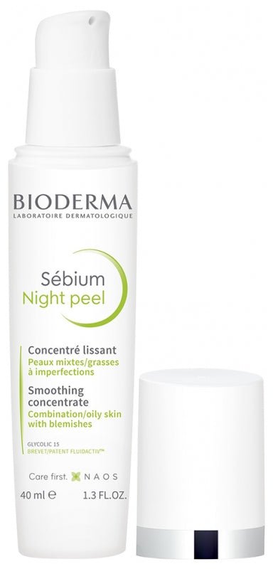 Bioderma - Sébium Night Peel Smoothing Concentrate 40ML - Skincare - LUXURIUM