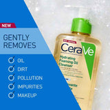 CERAVE - Hydrating Foaming Oil Cleanser - FACE & BODY CLEANSER FOR DRY SKIN - LUXURIUM