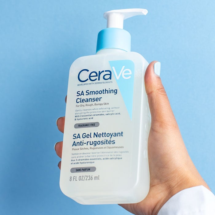 CERAVE - Sa Smoothing Cleanser - KERATOSIS PILARIS/ PSORIASIS PRONE SKIN - LUXURIUM