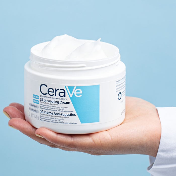 CERAVE - Sa Smoothing Cream Jar - KERATOSIS PILARIS/ PSORIASIS PRONE SKIN - LUXURIUM