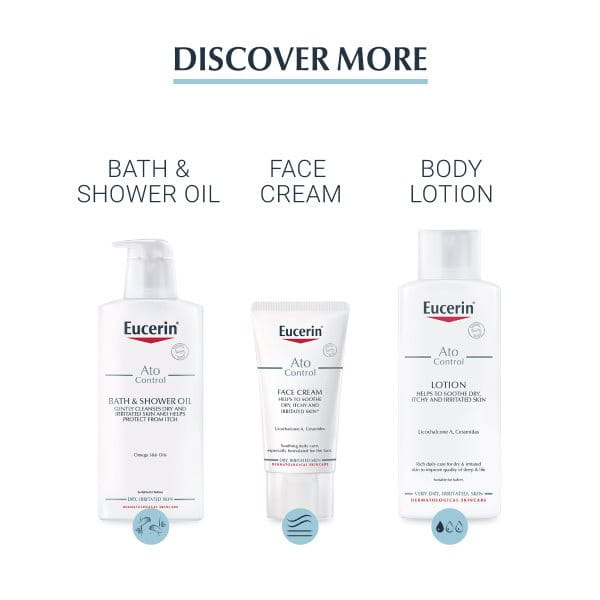 Eucerin - Eucerin AtoControl Bath & Shower Oil 400ml - Skincare - LUXURIUM