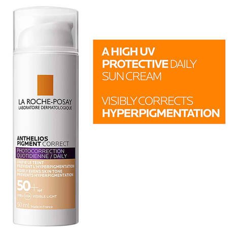 LA ROCHE-POSAY - Anthelios Pigment Correct Spf50+ - SUNCARE - LUXURIUM