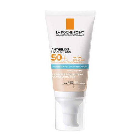 LA ROCHE-POSAY - Anthelios Uvmune 400 Hydrating Tinted Cream Spf50+ Sun Cream - SUNCARE - LUXURIUM