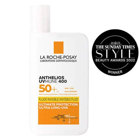 LA ROCHE-POSAY - Anthelios Uvmune 400 Invisible Fluid Spf50+ Sun Cream For Sensitive Skin - SUNCARE - LUXURIUM
