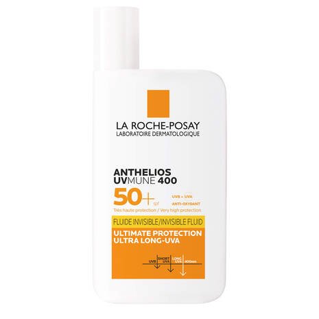 LA ROCHE-POSAY - Anthelios Uvmune 400 Invisible Fluid Spf50+ Sun Cream For Sensitive Skin - SUNCARE - LUXURIUM