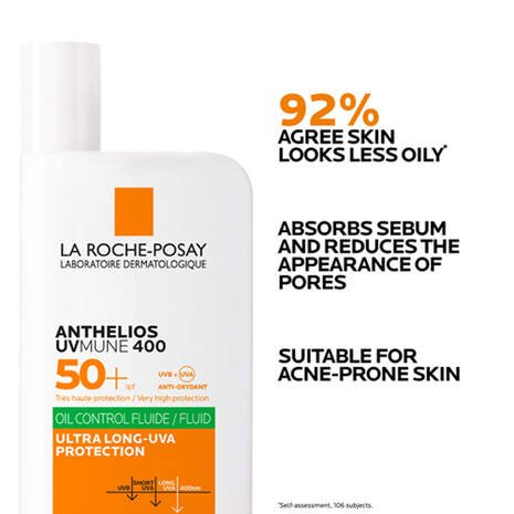 LA ROCHE-POSAY - Anthelios Uvmune 400 Oil Control Invisible Fluid - SUNCARE - LUXURIUM