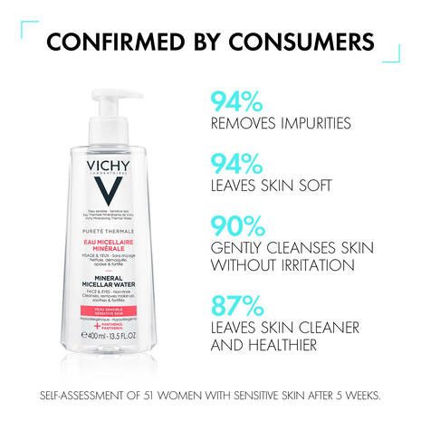 VICHY - Purete Thermale Mineral Micellar Water Face Cleanser - MAKE-UP - LUXURIUM